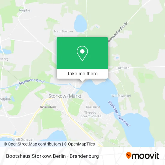 Карта Bootshaus Storkow