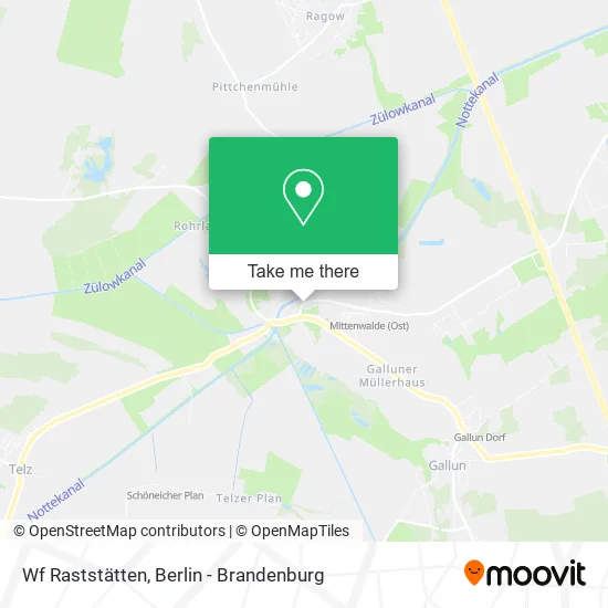 Карта Wf Raststätten