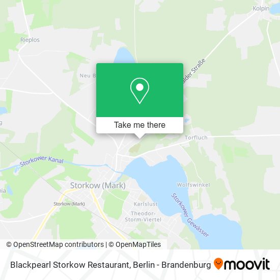 Blackpearl Storkow Restaurant map