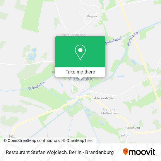 Restaurant Stefan Wojciech map