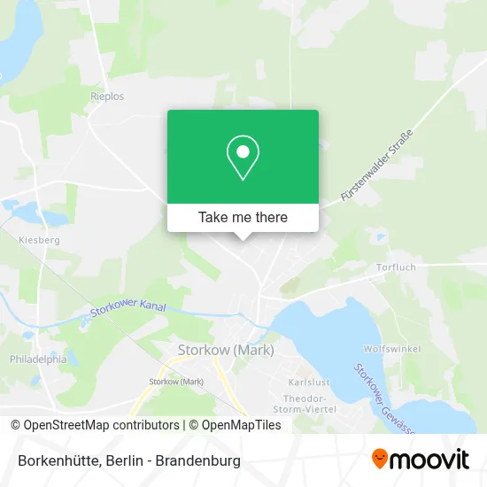 Borkenhütte map
