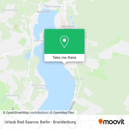 Urlaub Bad Saarow map