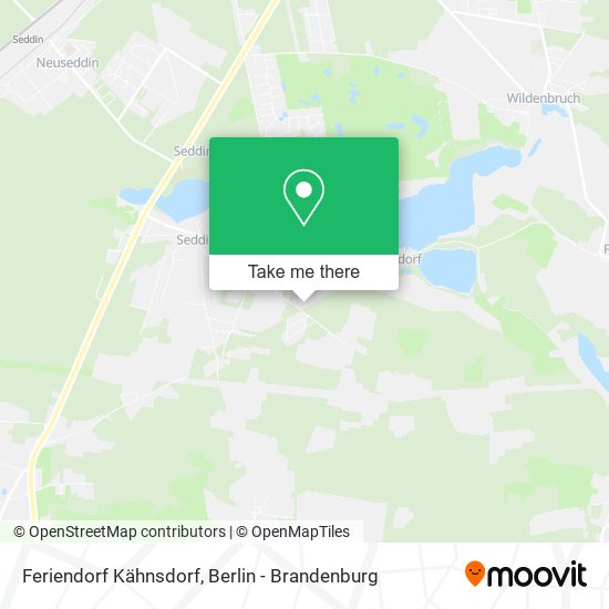 Feriendorf Kähnsdorf map