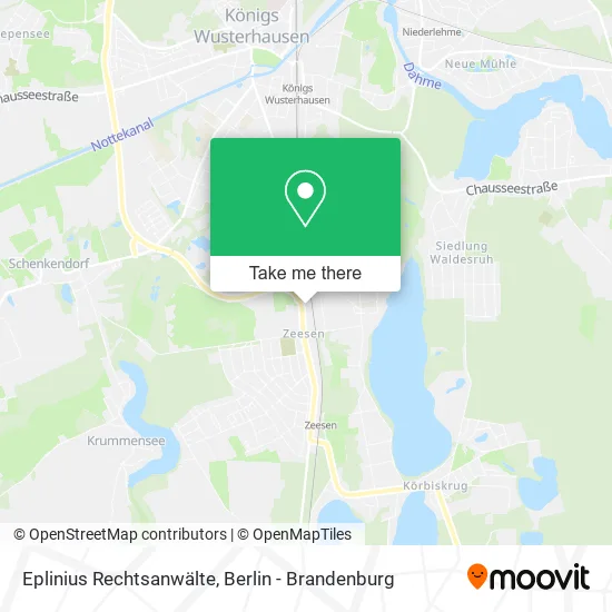 Карта Eplinius Rechtsanwälte