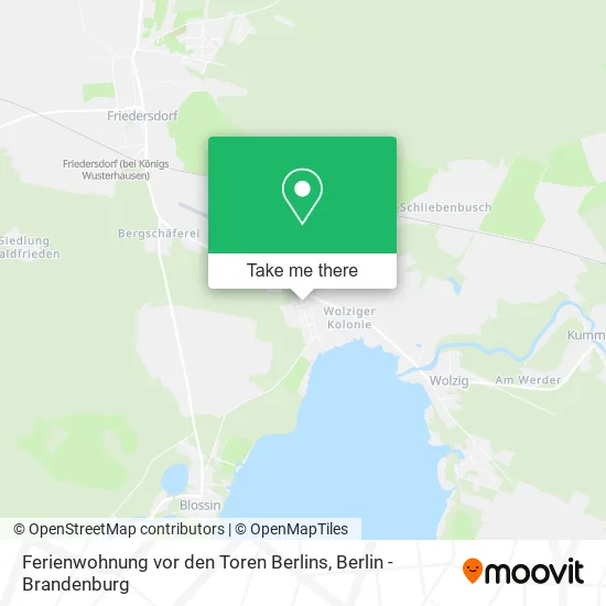 Карта Ferienwohnung vor den Toren Berlins