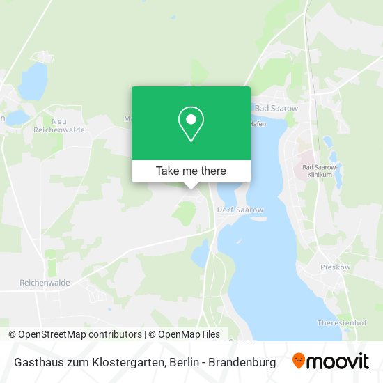 Карта Gasthaus zum Klostergarten