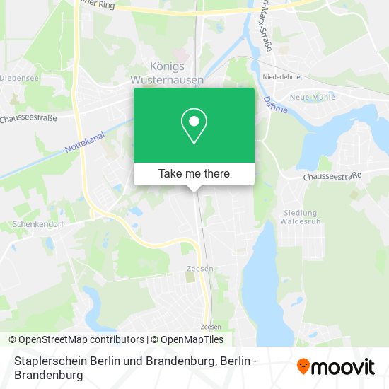 Карта Staplerschein Berlin und Brandenburg