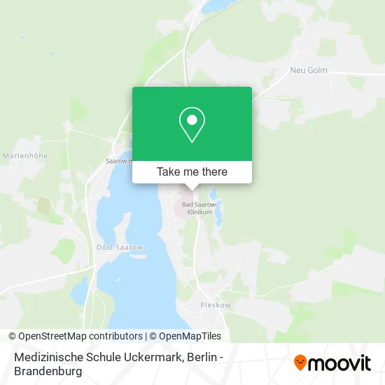 Карта Medizinische Schule Uckermark