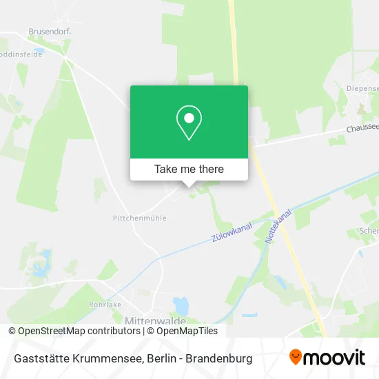 Карта Gaststätte Krummensee