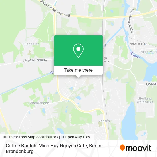 Карта Caffee Bar Inh. Minh Huy Nguyen Cafe