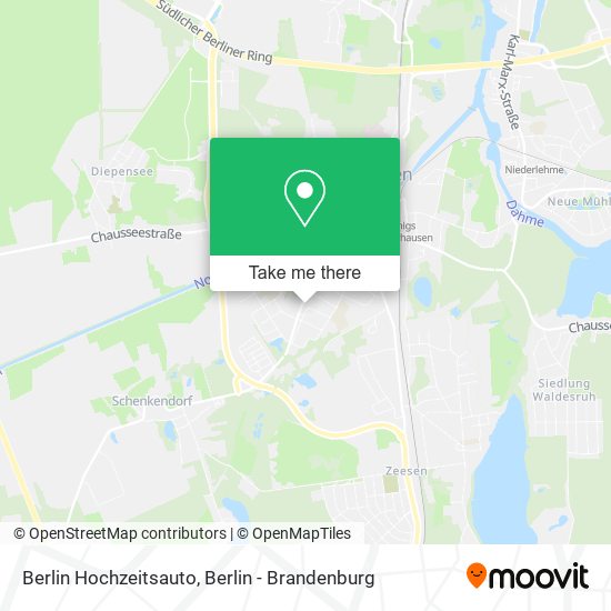 Berlin Hochzeitsauto map