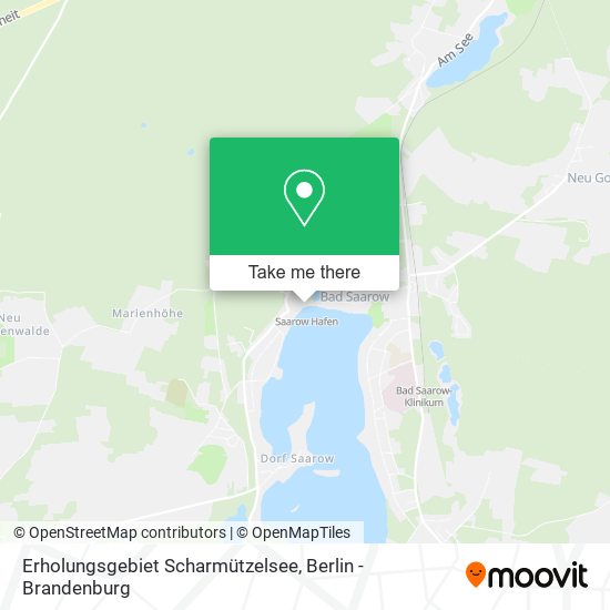 Erholungsgebiet Scharmützelsee map