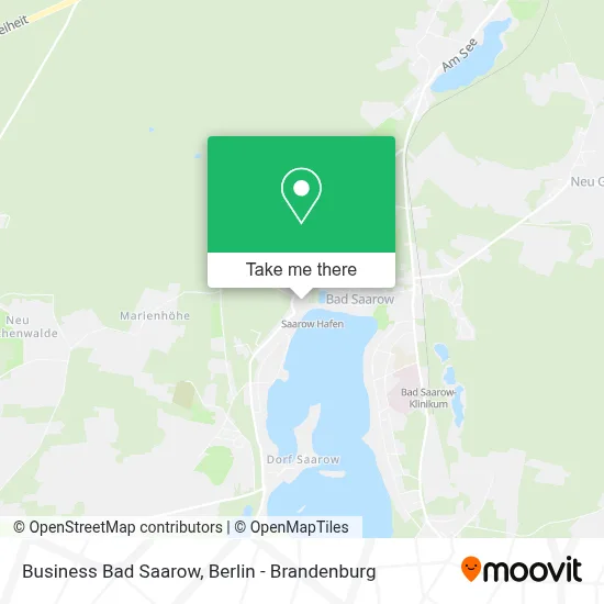 Business Bad Saarow map