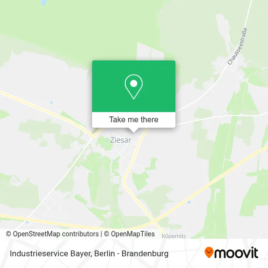 Industrieservice Bayer map