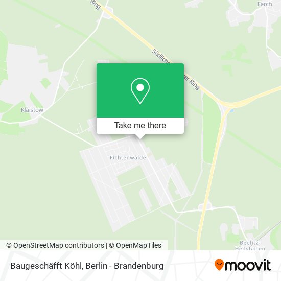 Baugeschäfft Köhl map