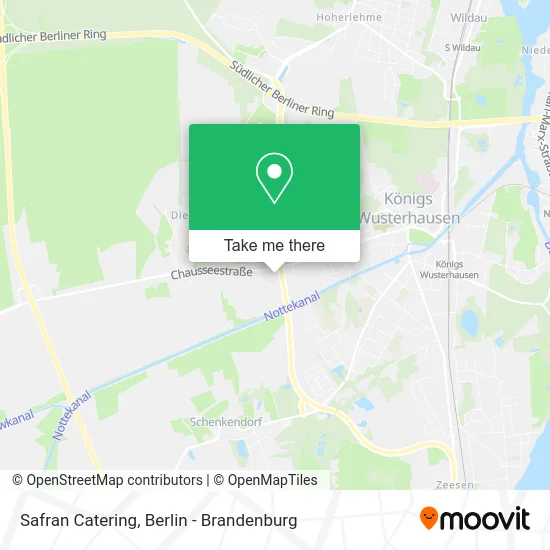Safran Catering map