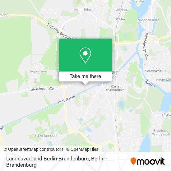 Карта Landesverband Berlin-Brandenburg