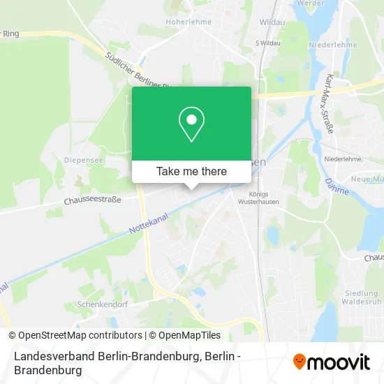 Карта Landesverband Berlin-Brandenburg