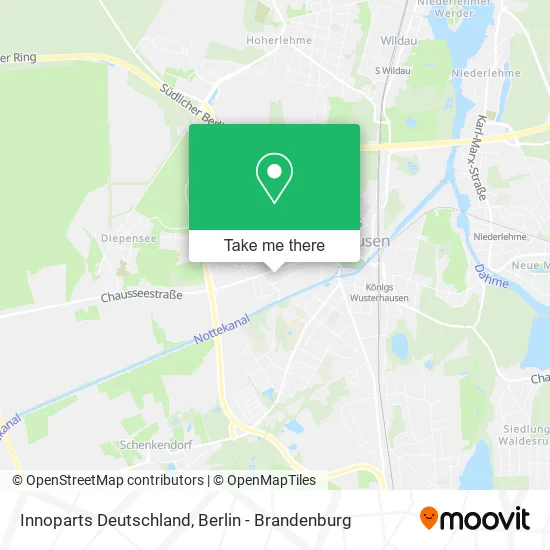 Innoparts Deutschland map