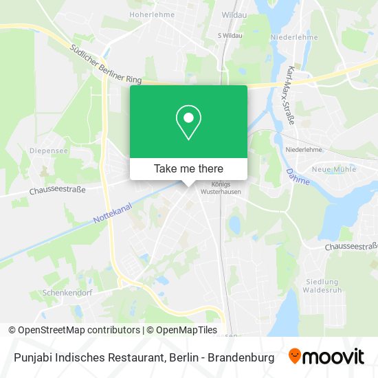 Punjabi Indisches Restaurant map