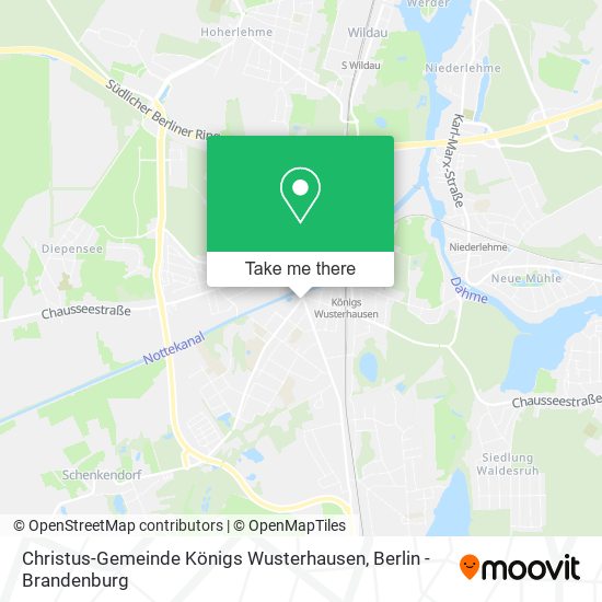 Christus-Gemeinde Königs Wusterhausen map