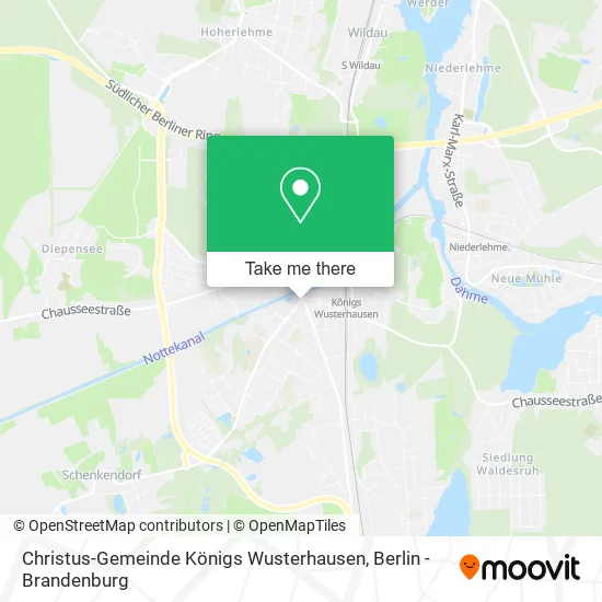 Christus-Gemeinde Königs Wusterhausen map
