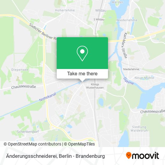 Änderungsschneiderei map