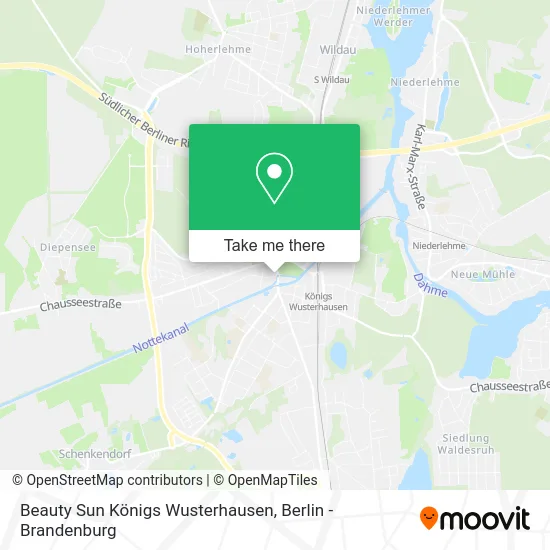 Карта Beauty Sun Königs Wusterhausen