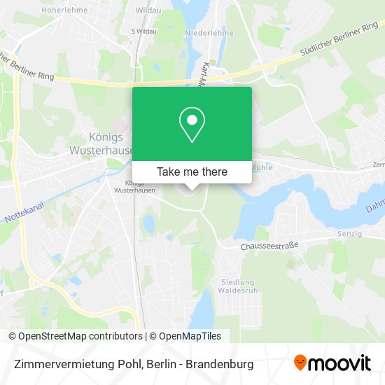 Zimmervermietung Pohl map