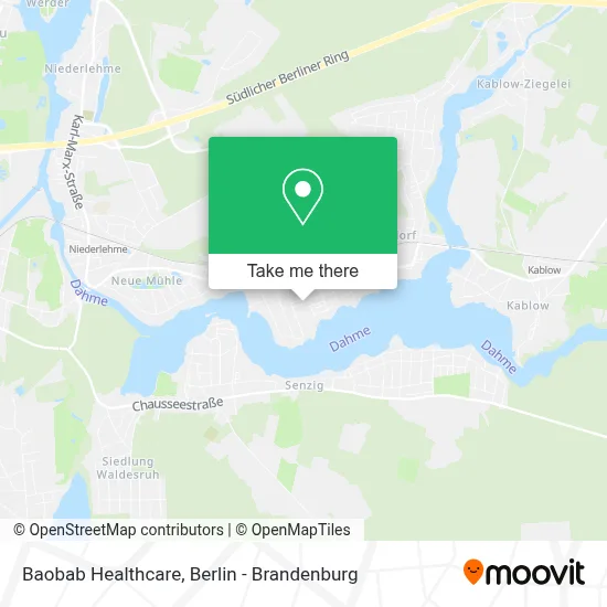 Baobab Healthcare map