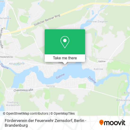 Förderverein der Feuerwehr Zernsdorf map