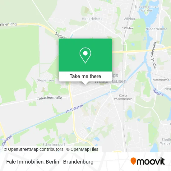 Falc Immobilien map