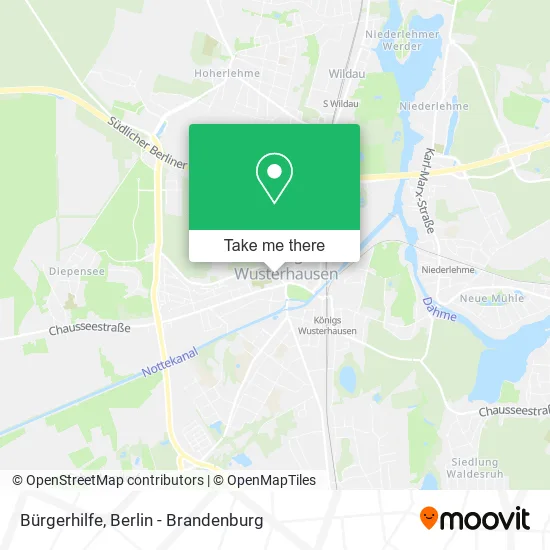 Карта Bürgerhilfe