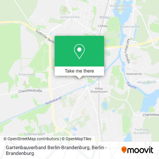 Gartenbauverband Berlin-Brandenburg map