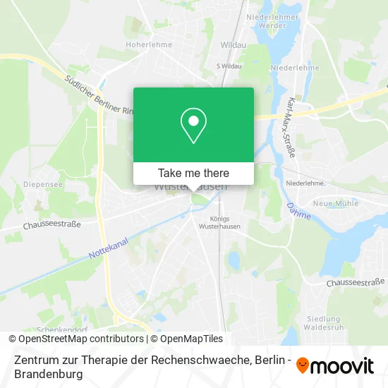 Карта Zentrum zur Therapie der Rechenschwaeche