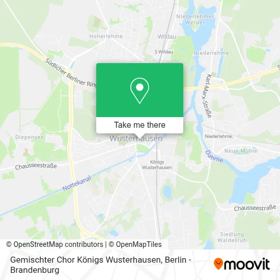 Gemischter Chor Königs Wusterhausen map