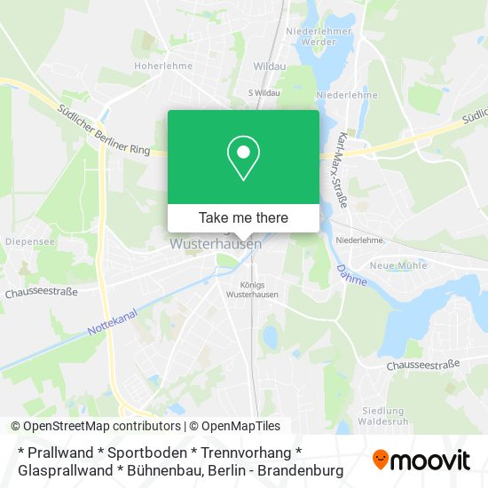 * Prallwand * Sportboden * Trennvorhang * Glasprallwand * Bühnenbau map