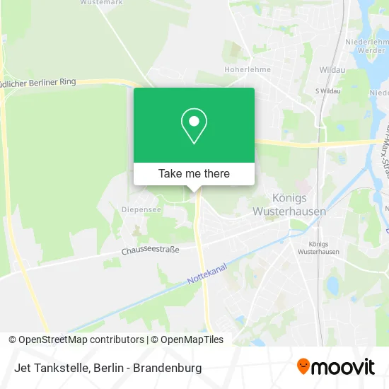 Карта Jet Tankstelle