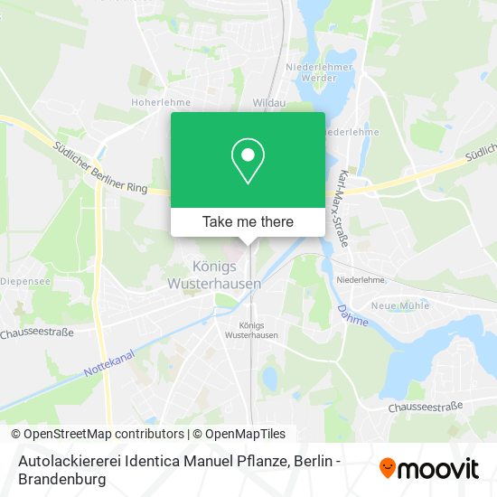 Autolackiererei Identica Manuel Pflanze map