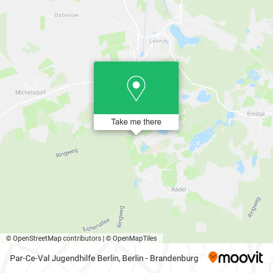Карта Par-Ce-Val Jugendhilfe Berlin