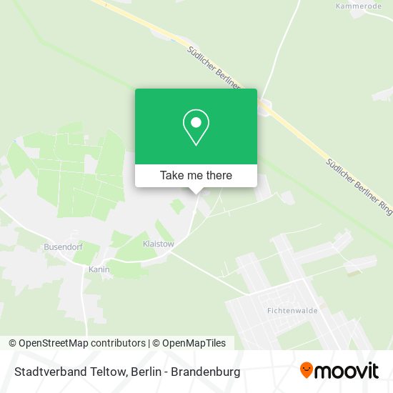 Stadtverband Teltow map