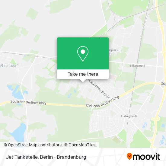 Карта Jet Tankstelle