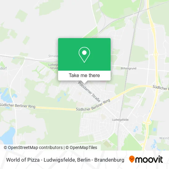 Карта World of Pizza - Ludwigsfelde