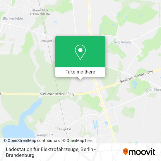 Карта Ladestation für Elektrofahrzeuge