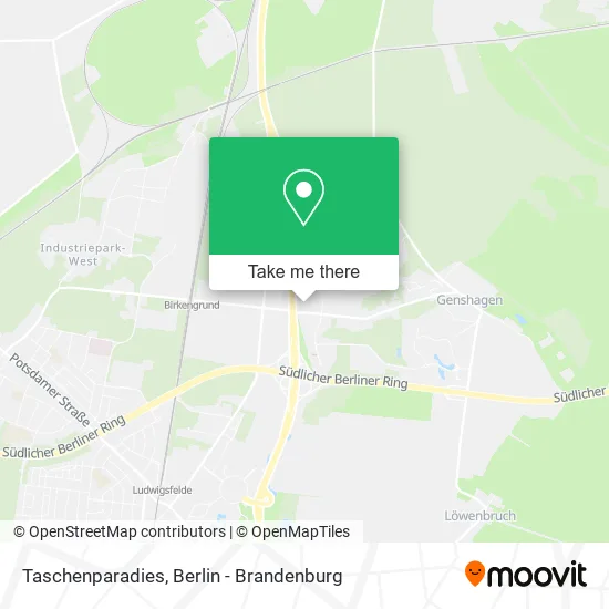 Карта Taschenparadies