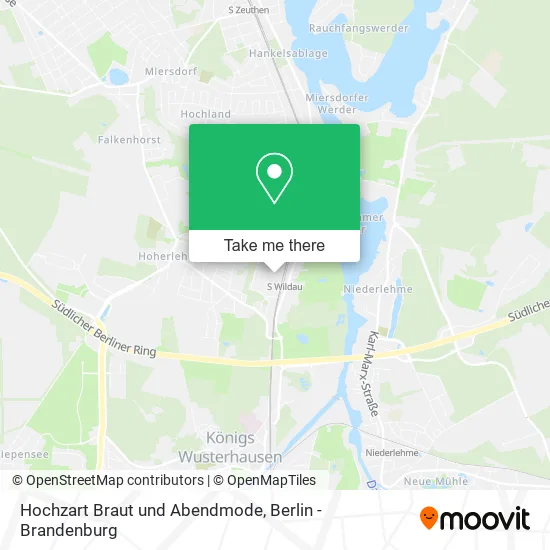 Карта Hochzart Braut und Abendmode