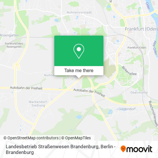 Карта Landesbetrieb Straßenwesen Brandenburg