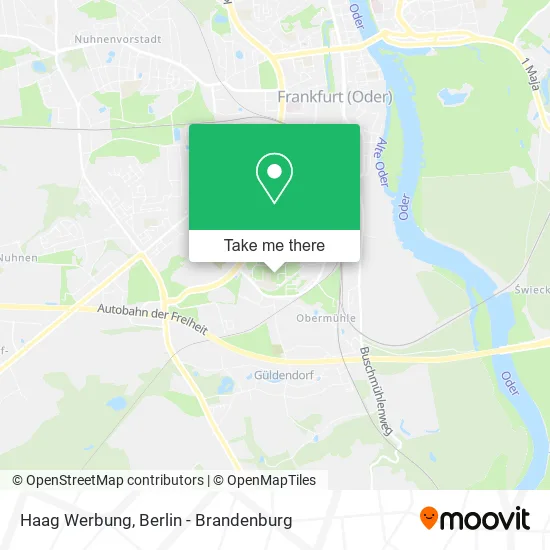 Карта Haag Werbung