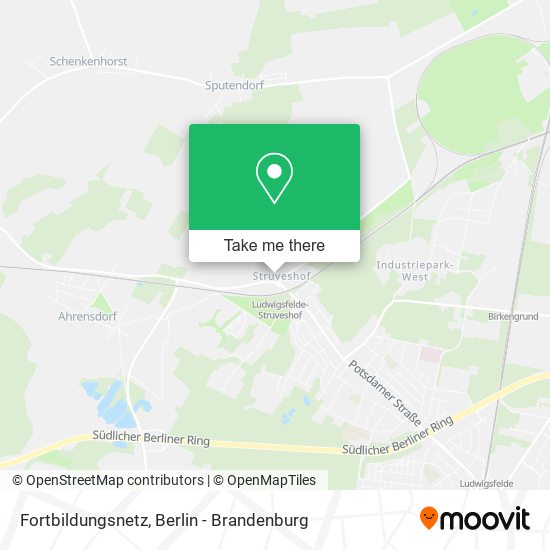 Fortbildungsnetz map