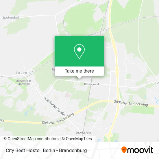 City Best Hostel map